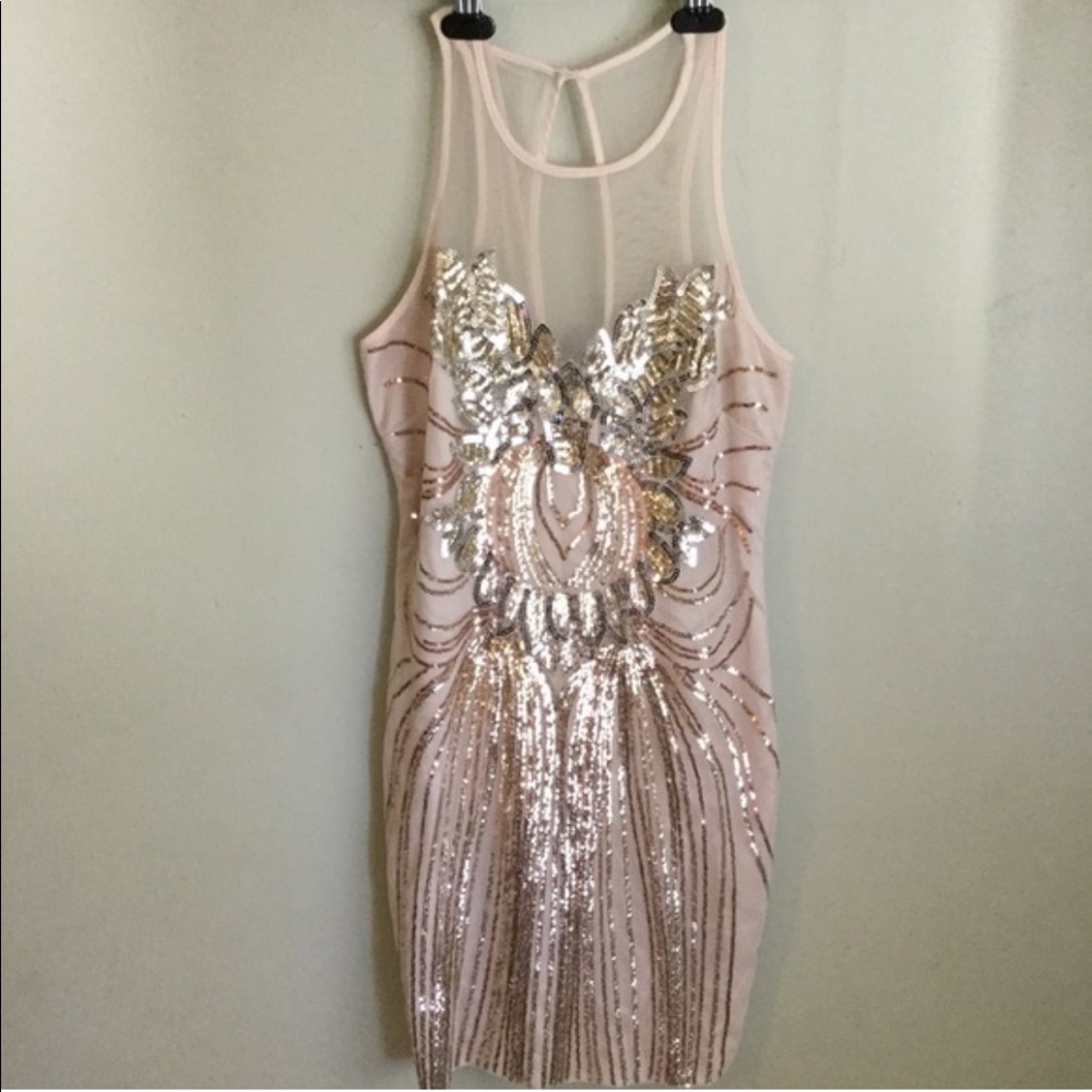 Bebe sequin cocktail dress xs/ s